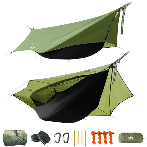 Night cat camping hammock - hammock, tent
